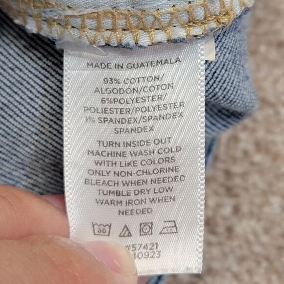 Classic Loft the curvy kick crop bootcut jeans sz 12/31 High rise blue. jean - Picture 9 of 12